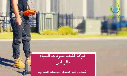 شركة كشف تسربات المياه بالرياض